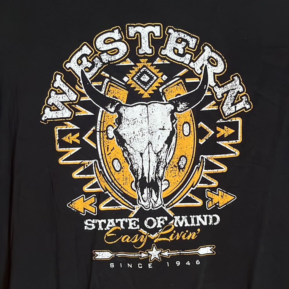 Steer Skull “Western State of Mind” Shirt